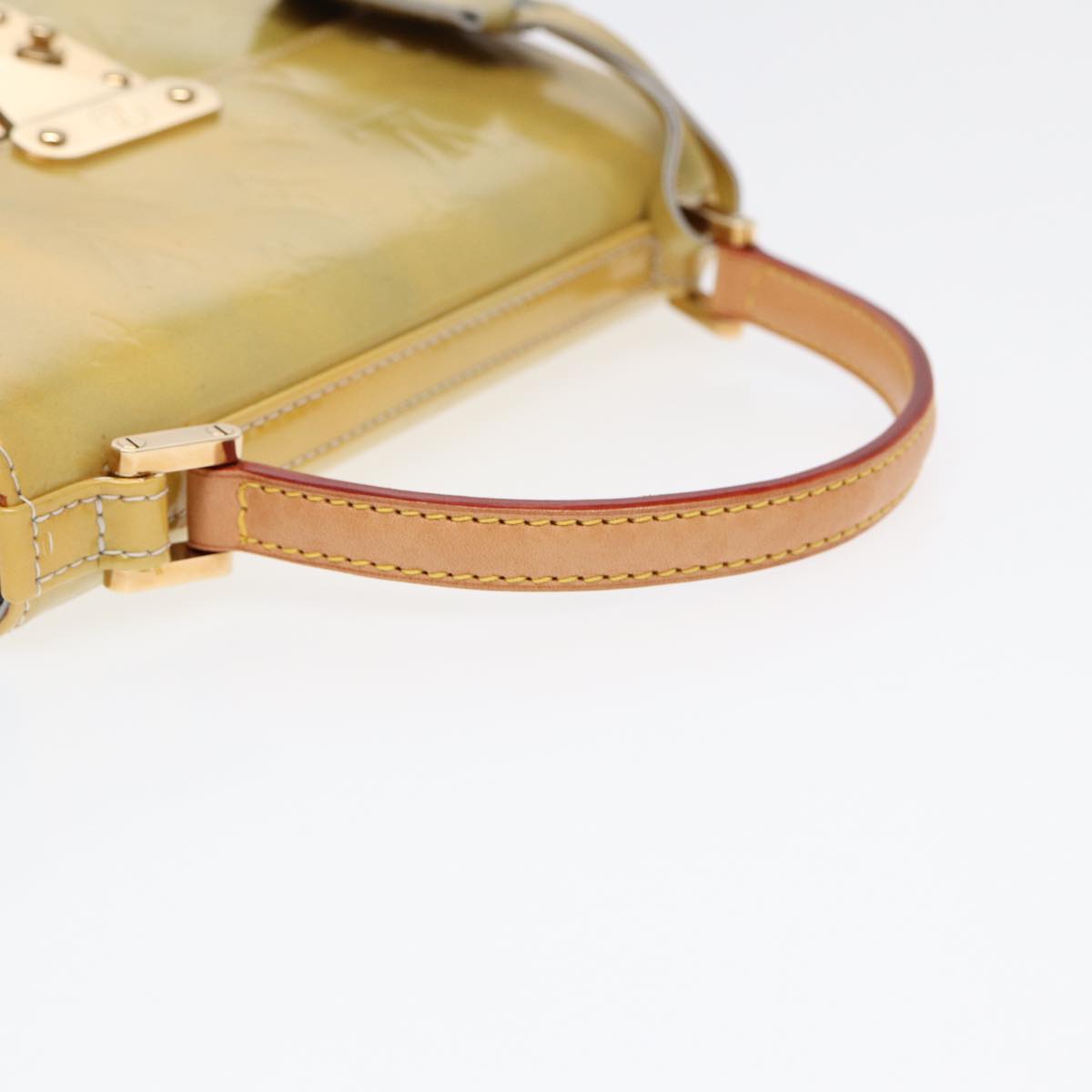 LOUIS VUITTON Monogram Vernis Spring Street Hand Bag Gris M91029 LV yk14630