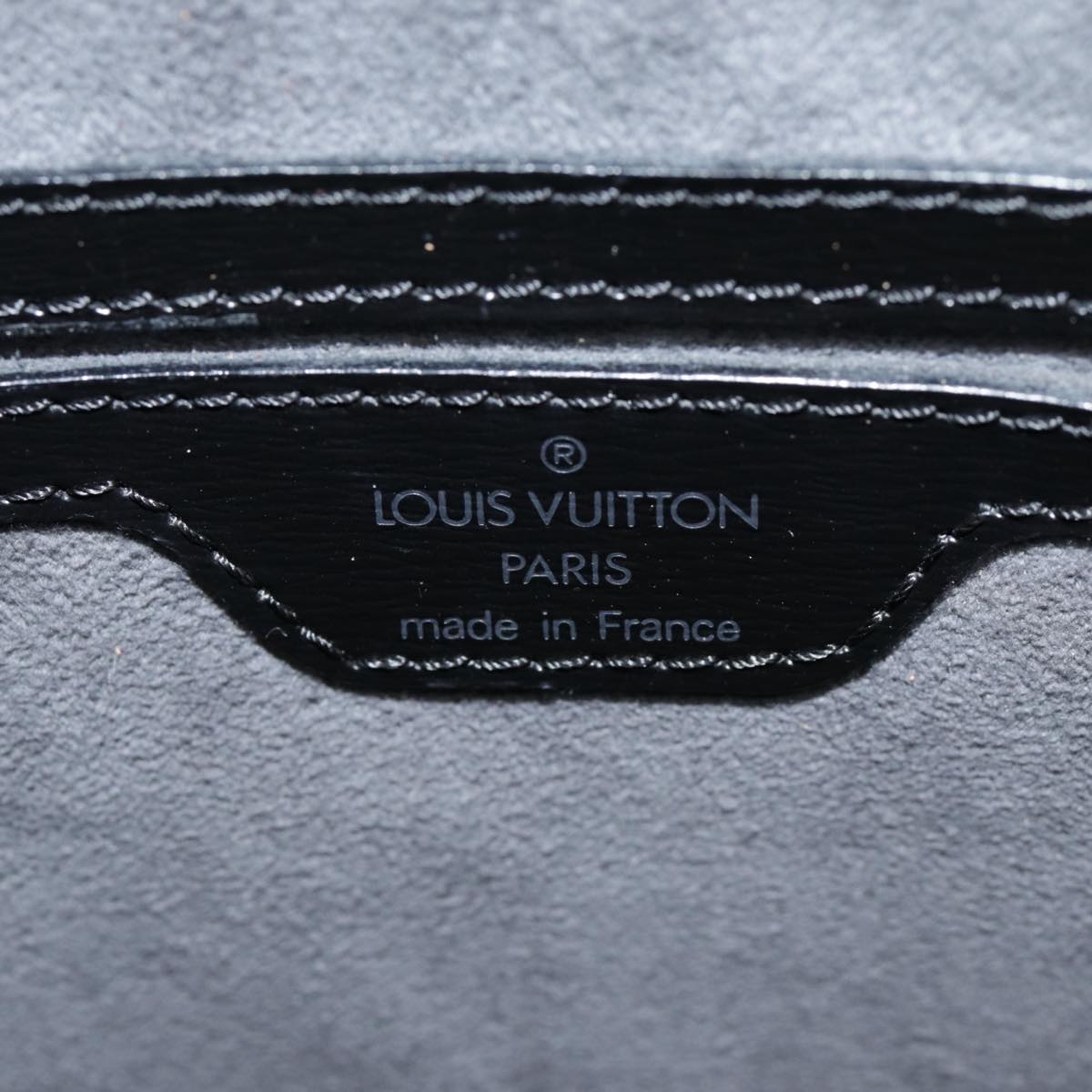 LOUIS VUITTON Epi Saint Jacques Hand Bag Black M52272 LV yk14634