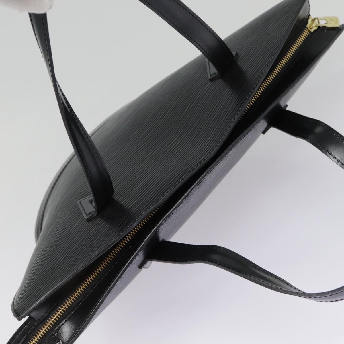 LOUIS VUITTON Epi Saint Jacques Hand Bag Black M52272 LV yk14634