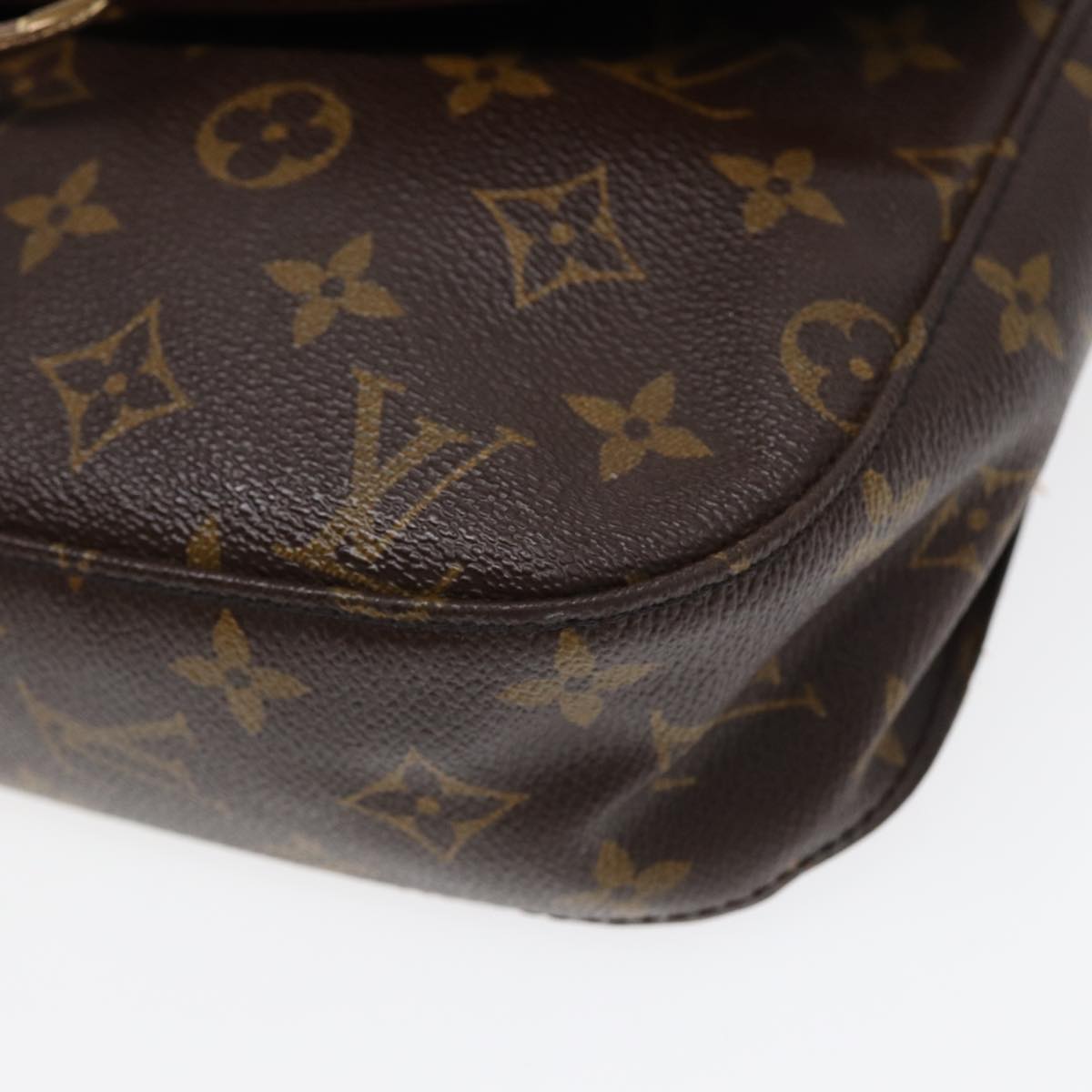 LOUIS VUITTON Monogram Saint Cloud GM Shoulder Bag M51242 LV yk14635