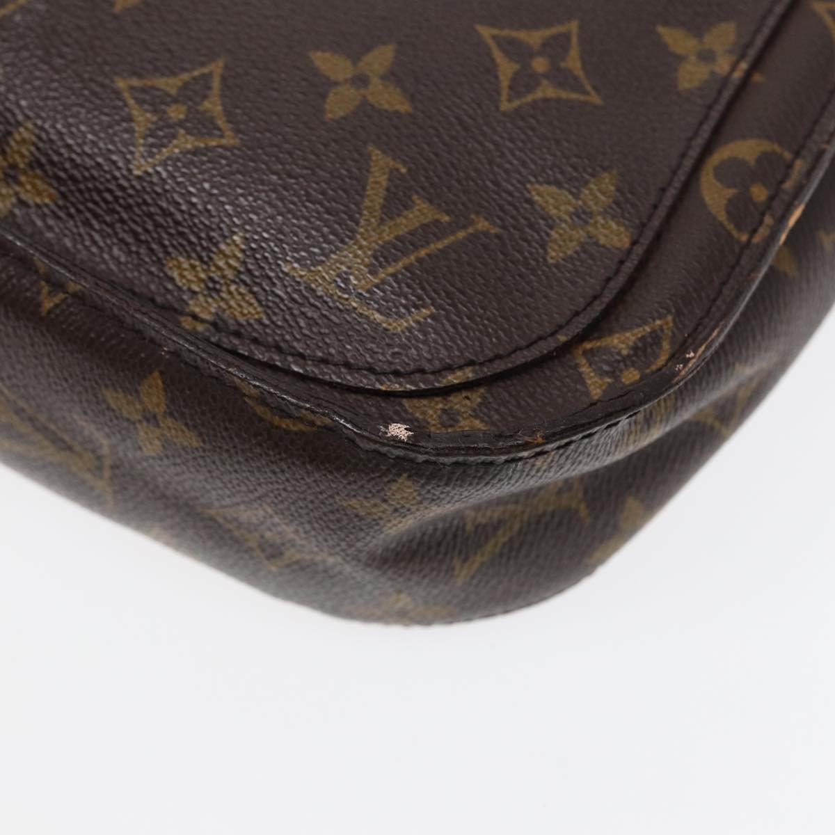 LOUIS VUITTON Monogram Saint Cloud GM Shoulder Bag M51242 LV yk14635