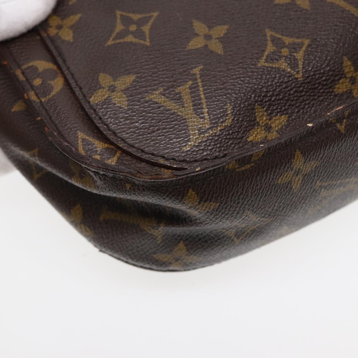 LOUIS VUITTON Monogram Saint Cloud GM Shoulder Bag M51242 LV yk14635