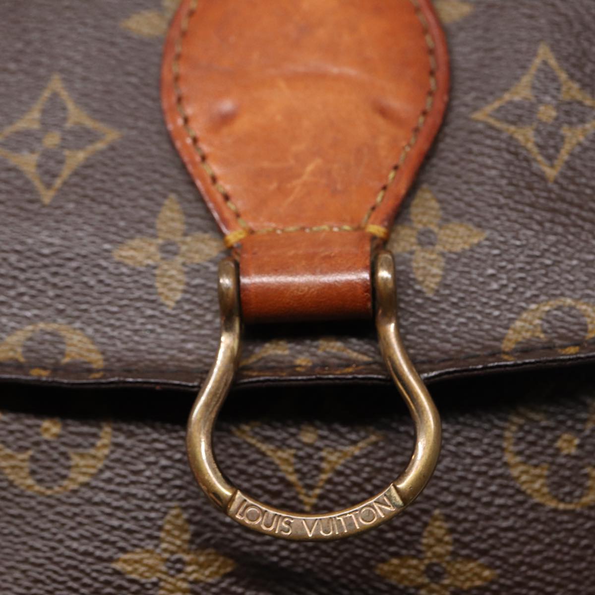 LOUIS VUITTON Monogram Saint Cloud GM Shoulder Bag M51242 LV yk14635