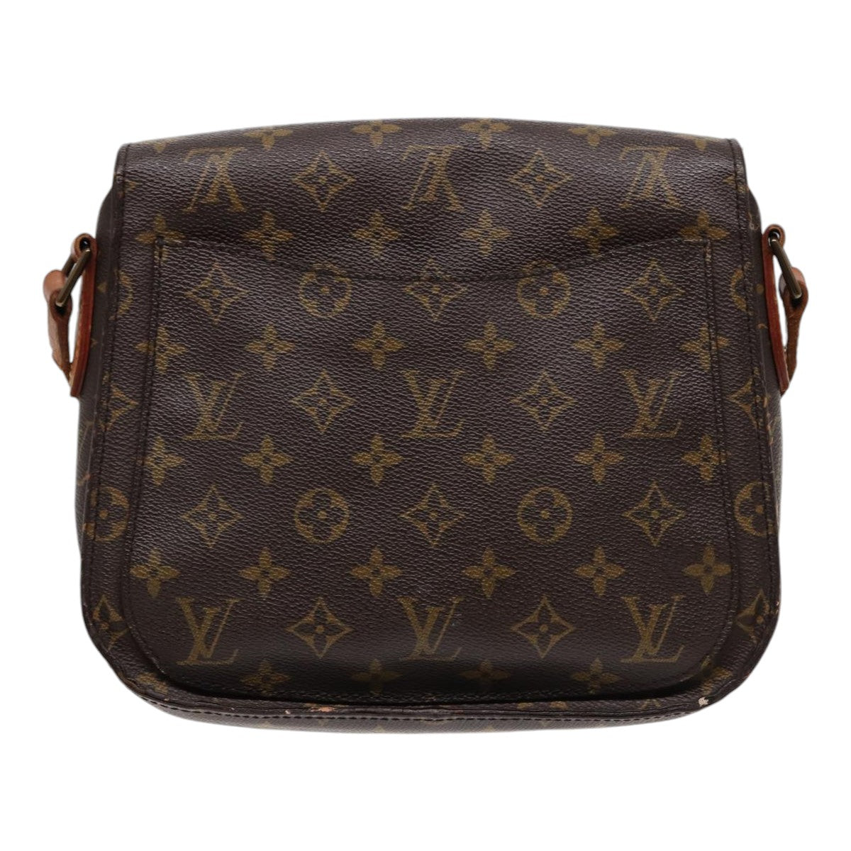 LOUIS VUITTON Monogram Saint Cloud GM Shoulder Bag M51242 LV yk14635