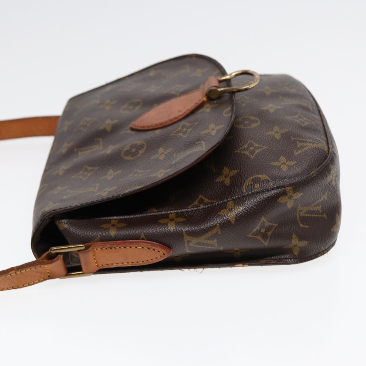 LOUIS VUITTON Monogram Saint Cloud GM Shoulder Bag M51242 LV yk14635