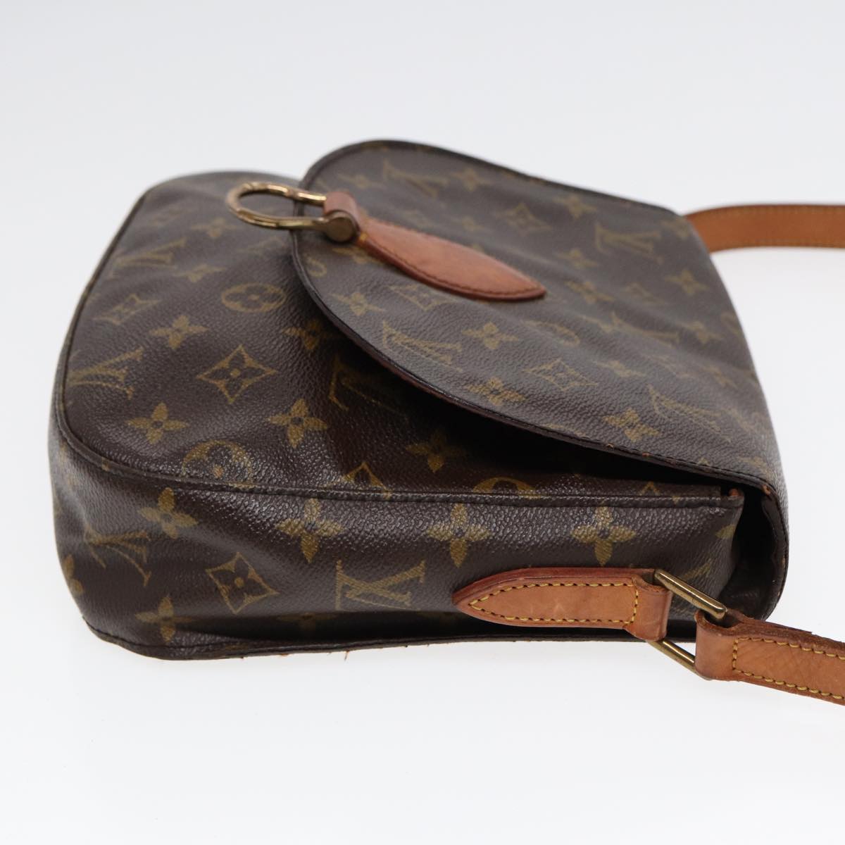 LOUIS VUITTON Monogram Saint Cloud GM Shoulder Bag M51242 LV yk14635