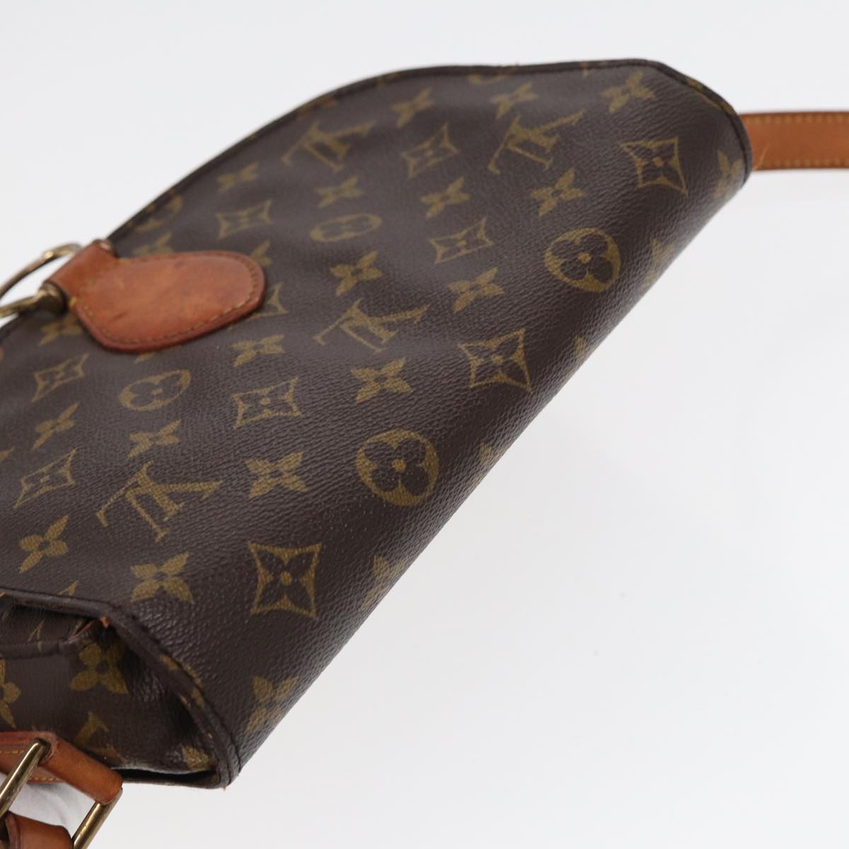 LOUIS VUITTON Monogram Saint Cloud GM Shoulder Bag M51242 LV yk14635