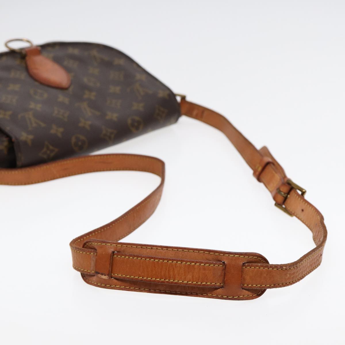 LOUIS VUITTON Monogram Saint Cloud GM Shoulder Bag M51242 LV yk14635