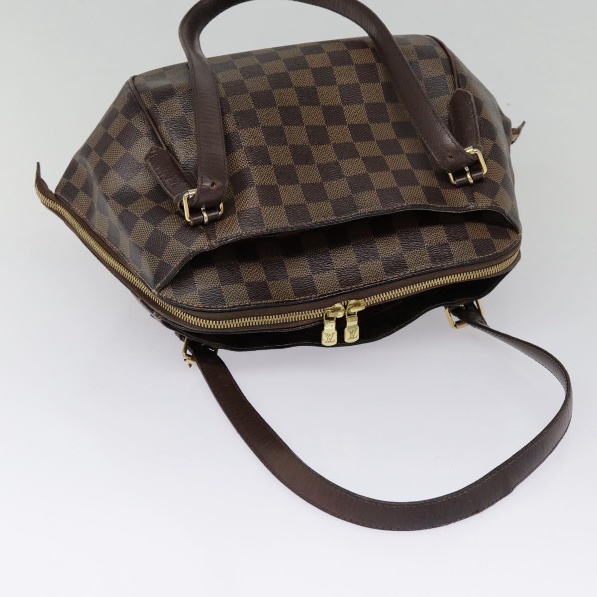 LOUIS VUITTON Damier Ebene Belem MM Shoulder Bag N51174 LV yk14647