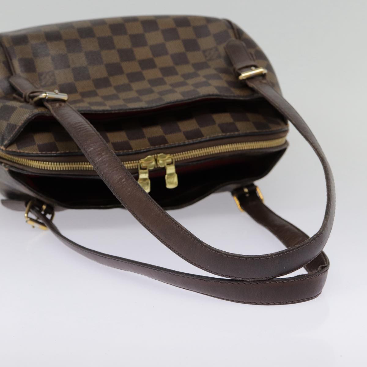 LOUIS VUITTON Damier Ebene Belem MM Shoulder Bag N51174 LV yk14647