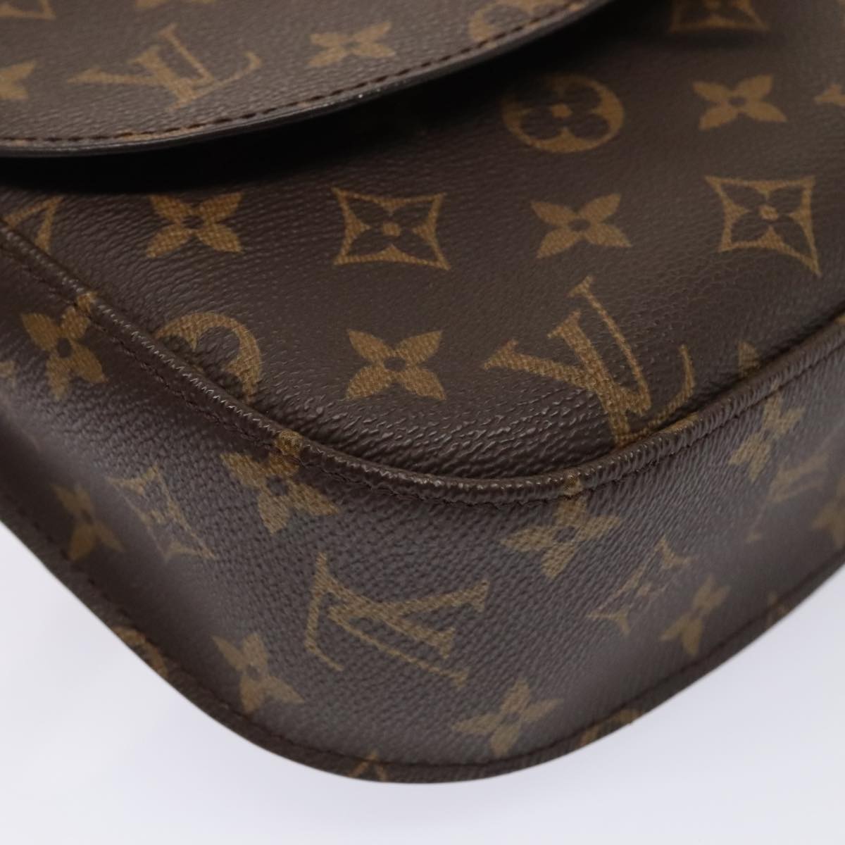 LOUIS VUITTON Monogram Saint Cloud GM Shoulder Bag M51242 LV yk14660