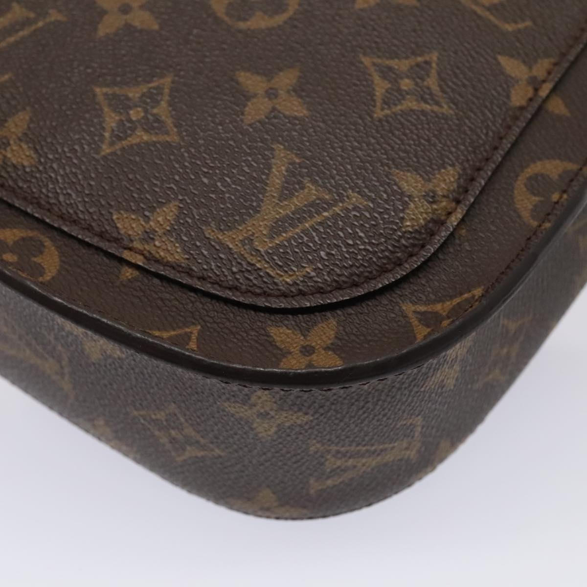 LOUIS VUITTON Monogram Saint Cloud GM Shoulder Bag M51242 LV yk14660