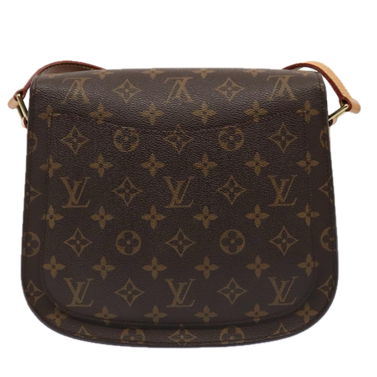 LOUIS VUITTON Monogram Saint Cloud GM Shoulder Bag M51242 LV yk14660