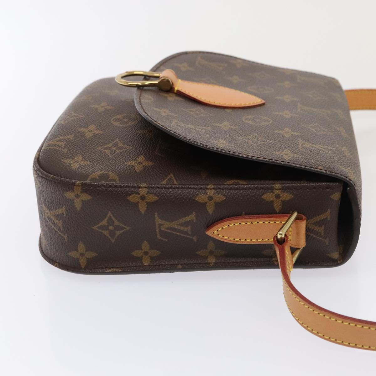 LOUIS VUITTON Monogram Saint Cloud GM Shoulder Bag M51242 LV yk14660