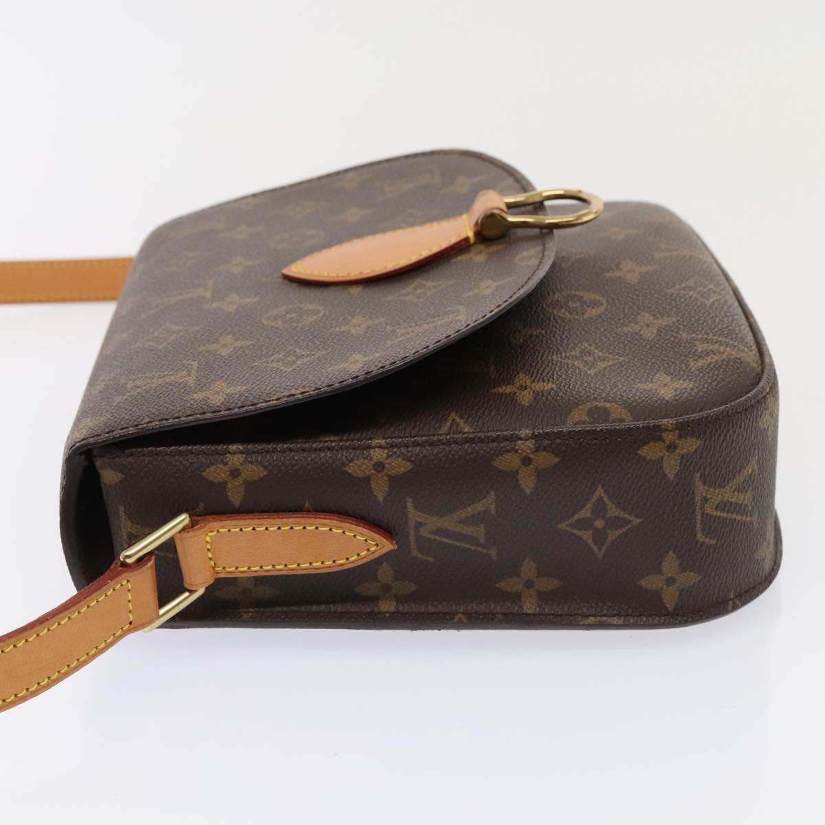 LOUIS VUITTON Monogram Saint Cloud GM Shoulder Bag M51242 LV yk14660