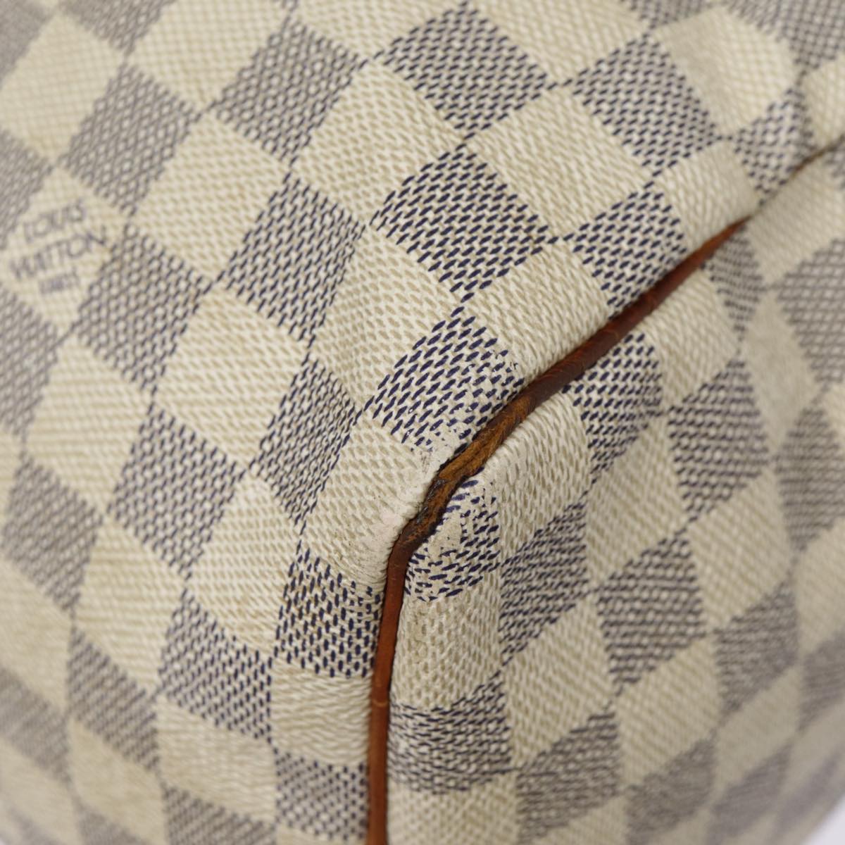 LOUIS VUITTON Damier Azur Speedy 30 Hand Bag N41533 LV yk14667
