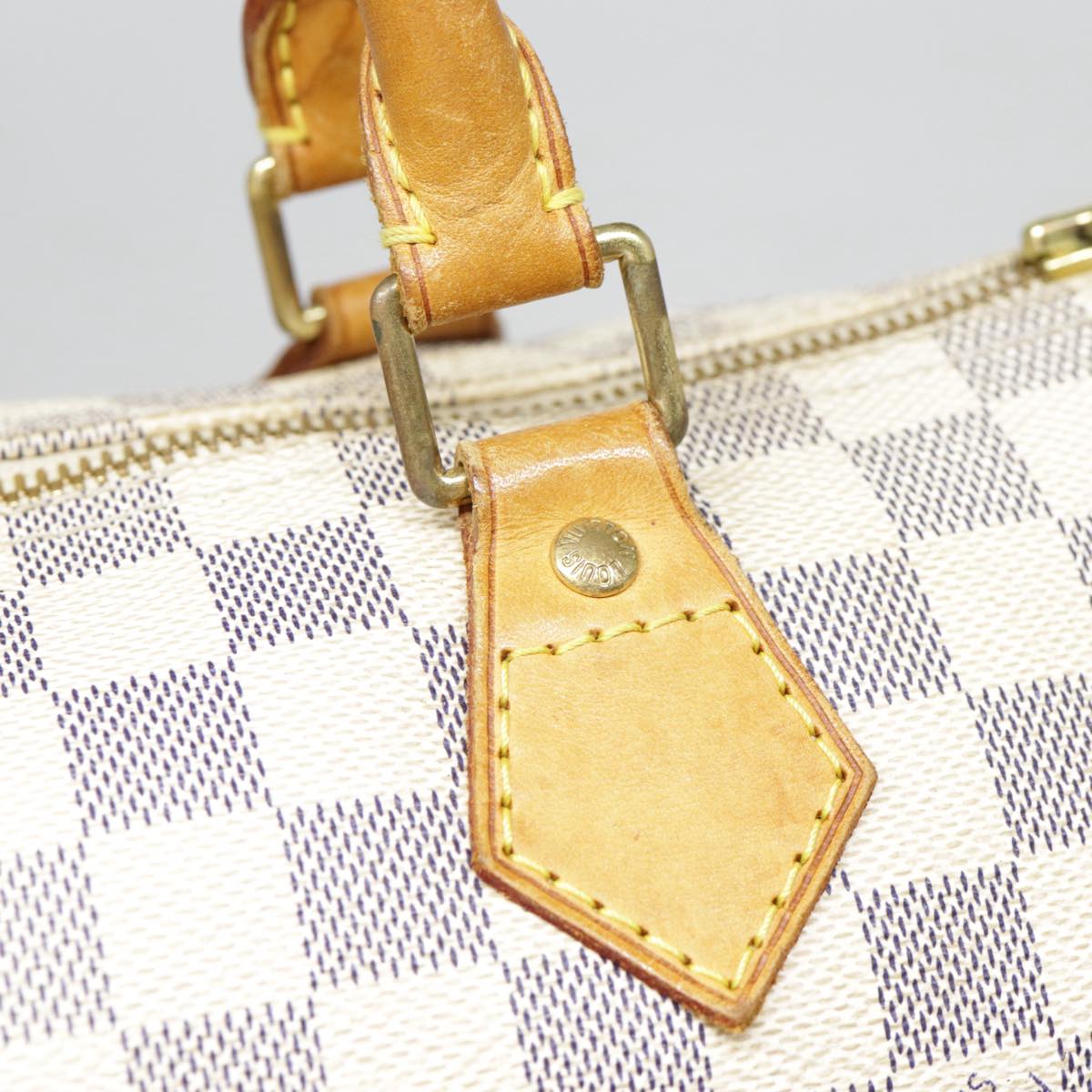 LOUIS VUITTON Damier Azur Speedy 30 Hand Bag N41533 LV yk14667
