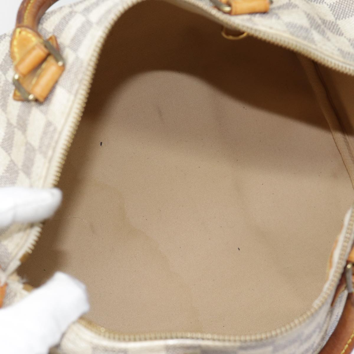 LOUIS VUITTON Damier Azur Speedy 30 Hand Bag N41533 LV yk14667