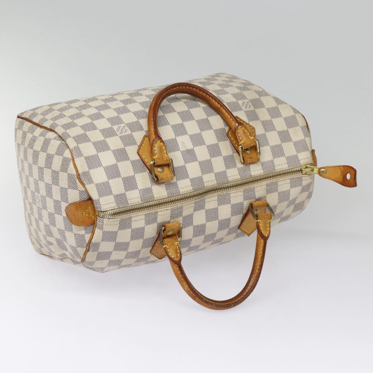 LOUIS VUITTON Damier Azur Speedy 30 Hand Bag N41533 LV yk14667