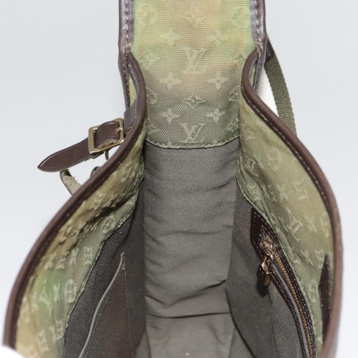 LOUIS VUITTON Monogram Mini Besace Mary Kate Bag TST Khaki M92322 yk14671