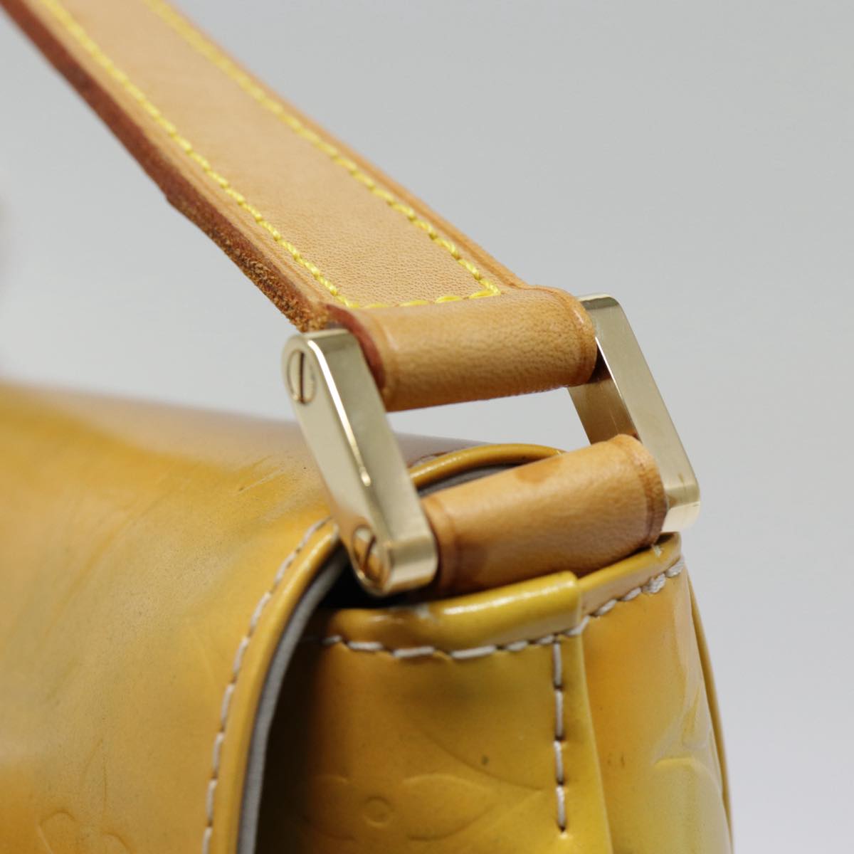 LOUIS VUITTON Monogram Vernis Thompson Street Bag Gris M91008 LV yk14678