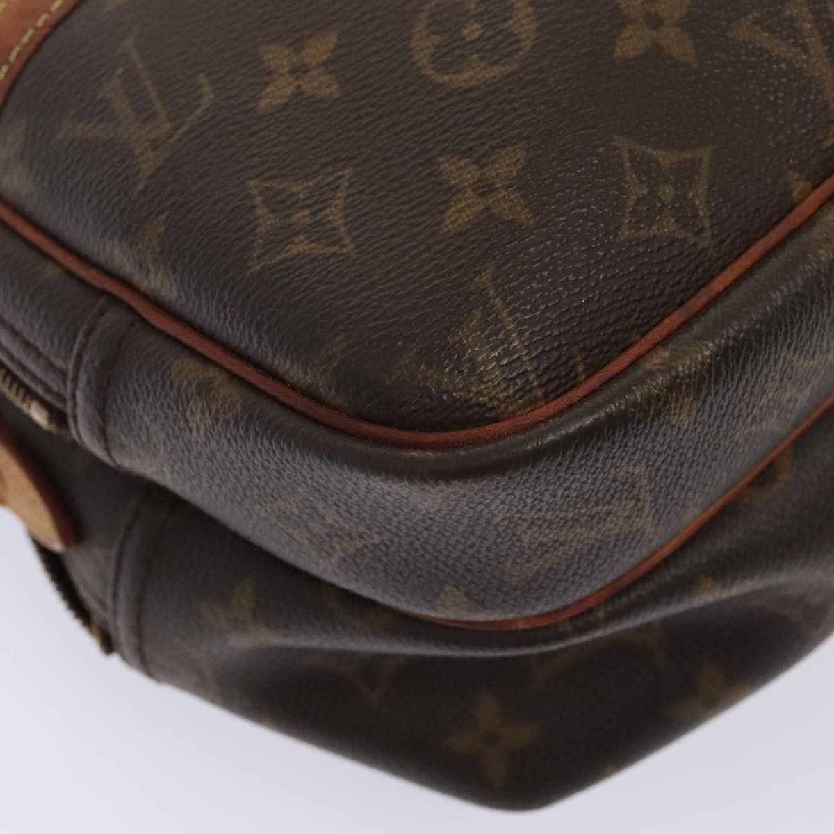 LOUIS VUITTON Monogram Reporter PM Shoulder Bag M45254 LV yk14682
