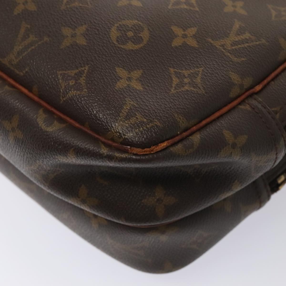 LOUIS VUITTON Monogram Reporter PM Shoulder Bag M45254 LV yk14682