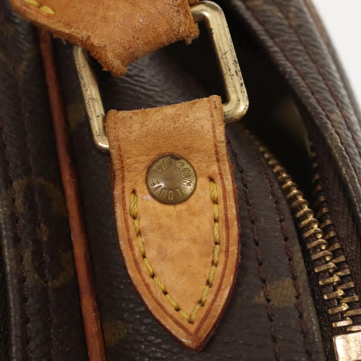 LOUIS VUITTON Monogram Reporter PM Shoulder Bag M45254 LV yk14682