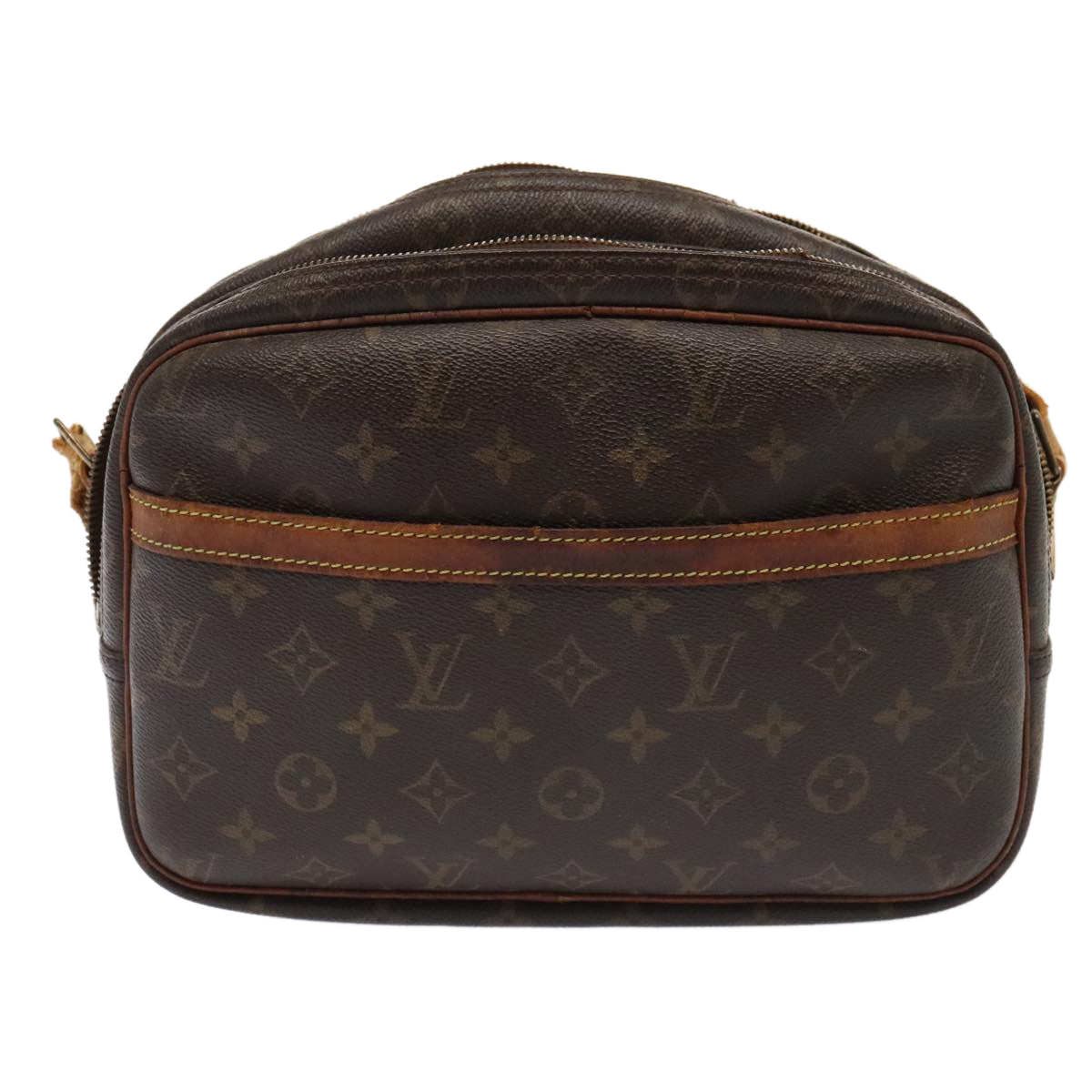 LOUIS VUITTON Monogram Reporter PM Shoulder Bag M45254 LV yk14682