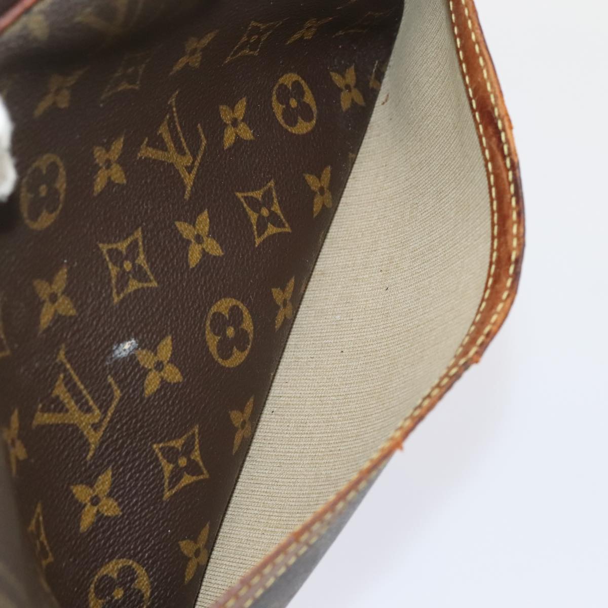 LOUIS VUITTON Monogram Reporter PM Shoulder Bag M45254 LV yk14682