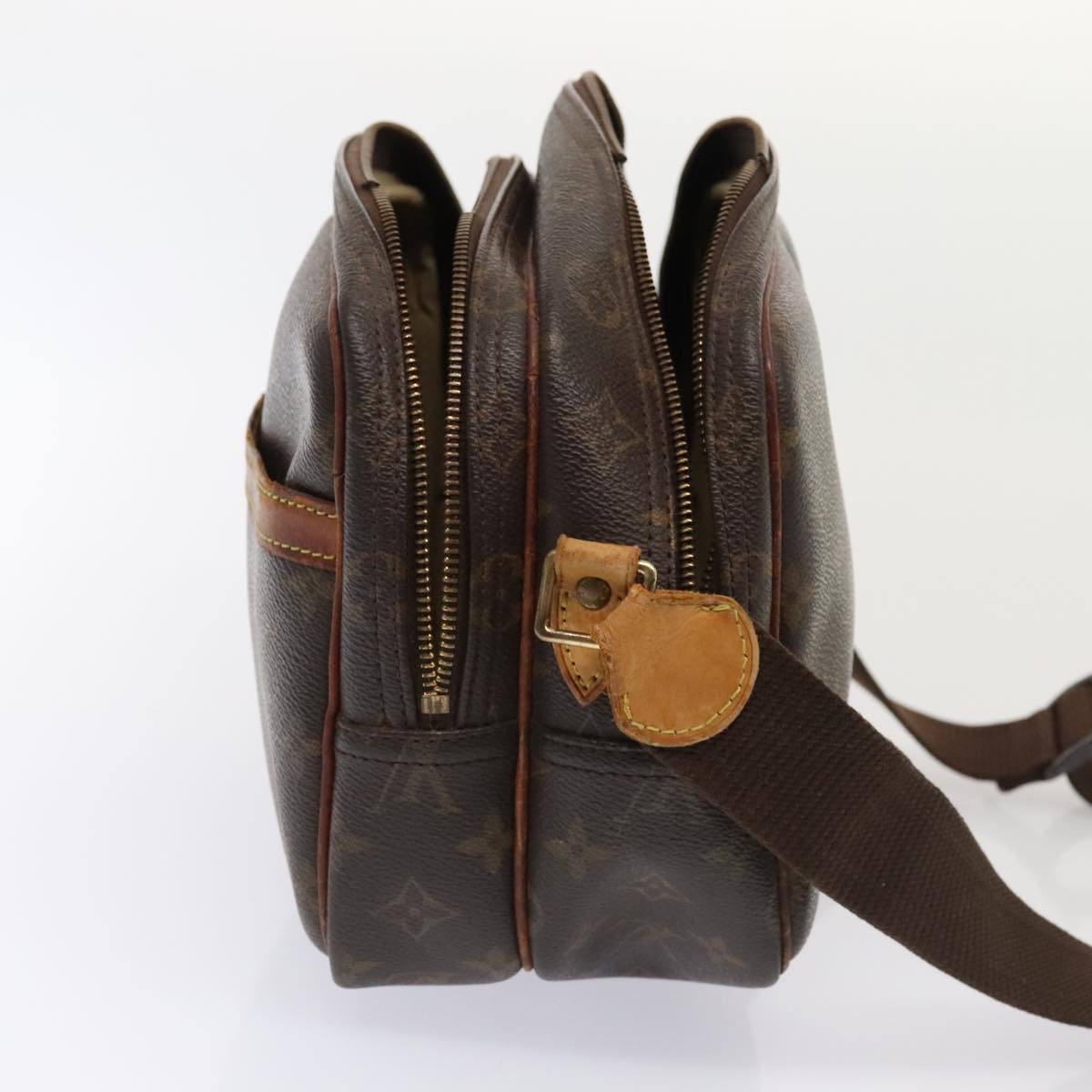 LOUIS VUITTON Monogram Reporter PM Shoulder Bag M45254 LV yk14682