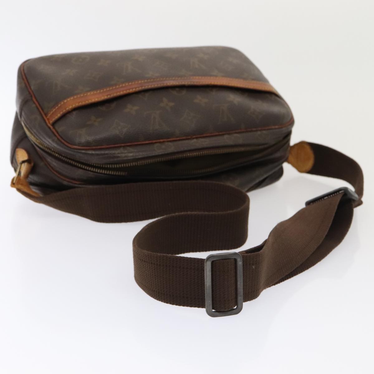 LOUIS VUITTON Monogram Reporter PM Shoulder Bag M45254 LV yk14682