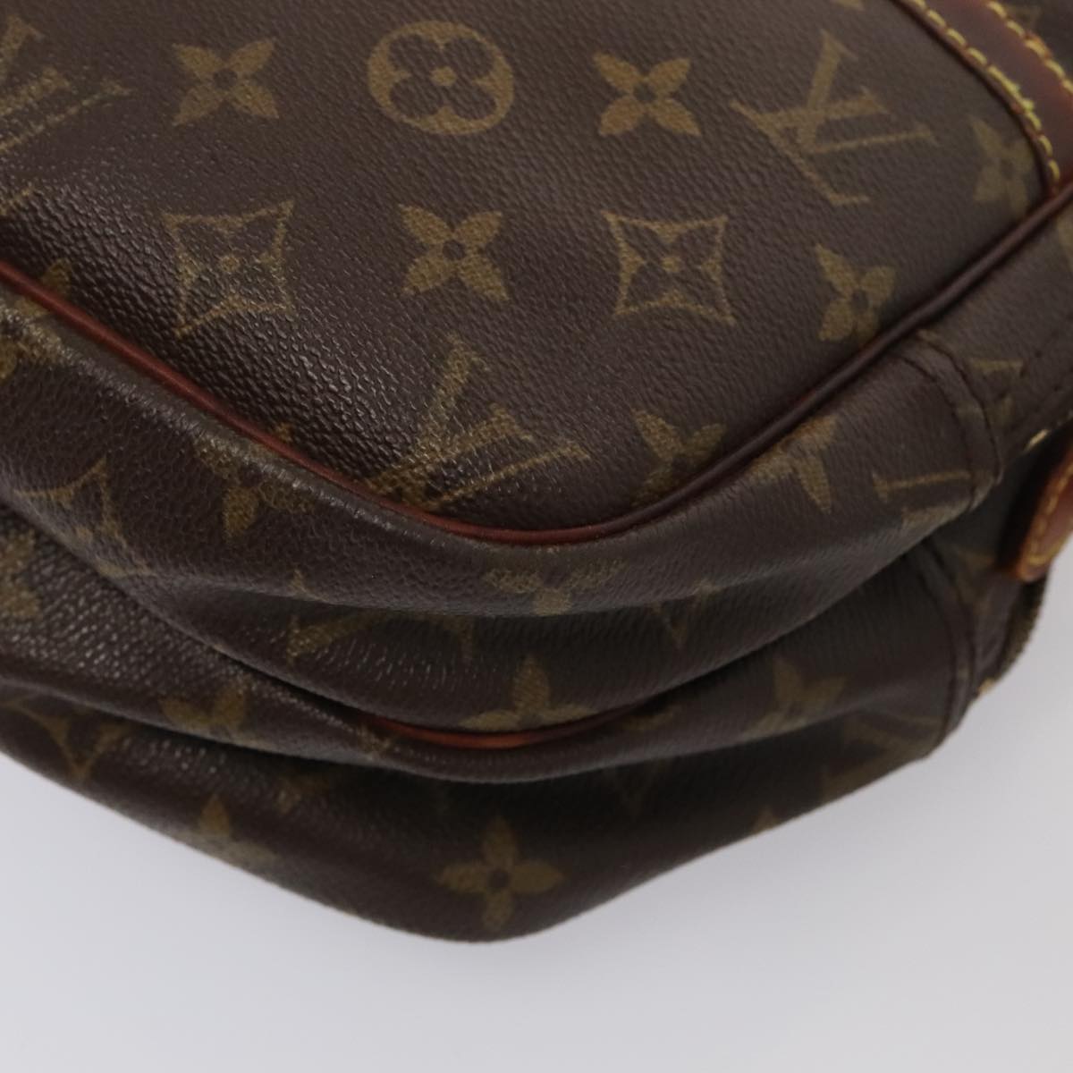 LOUIS VUITTON Monogram Reporter PM Shoulder Bag M45254 LV yk14685