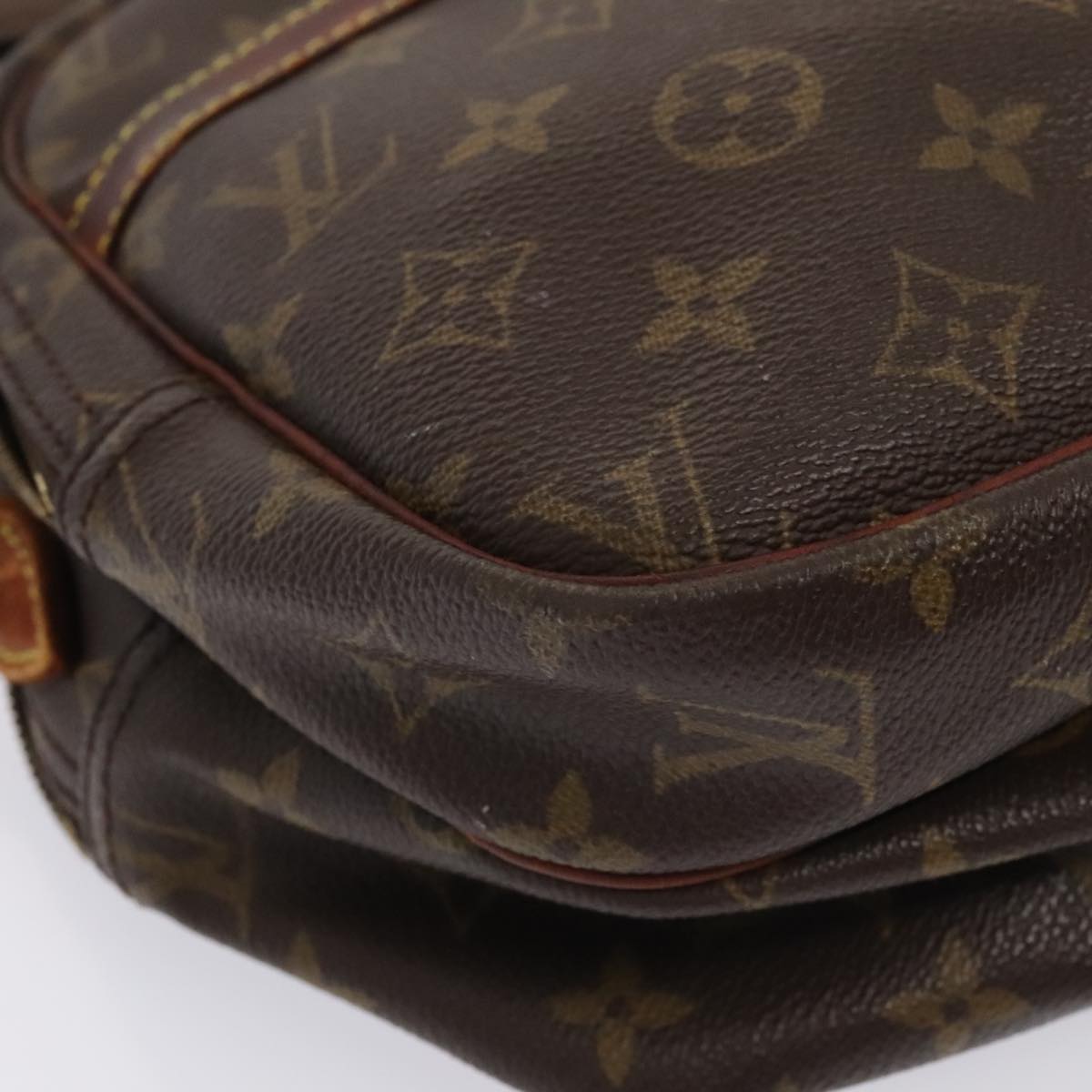 LOUIS VUITTON Monogram Reporter PM Shoulder Bag M45254 LV yk14685