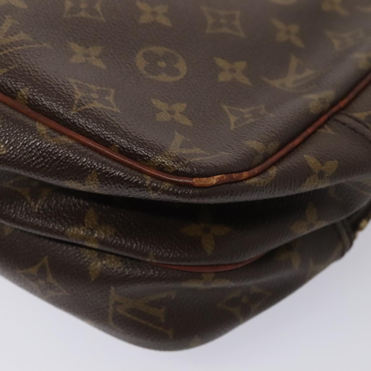 LOUIS VUITTON Monogram Reporter PM Shoulder Bag M45254 LV yk14685