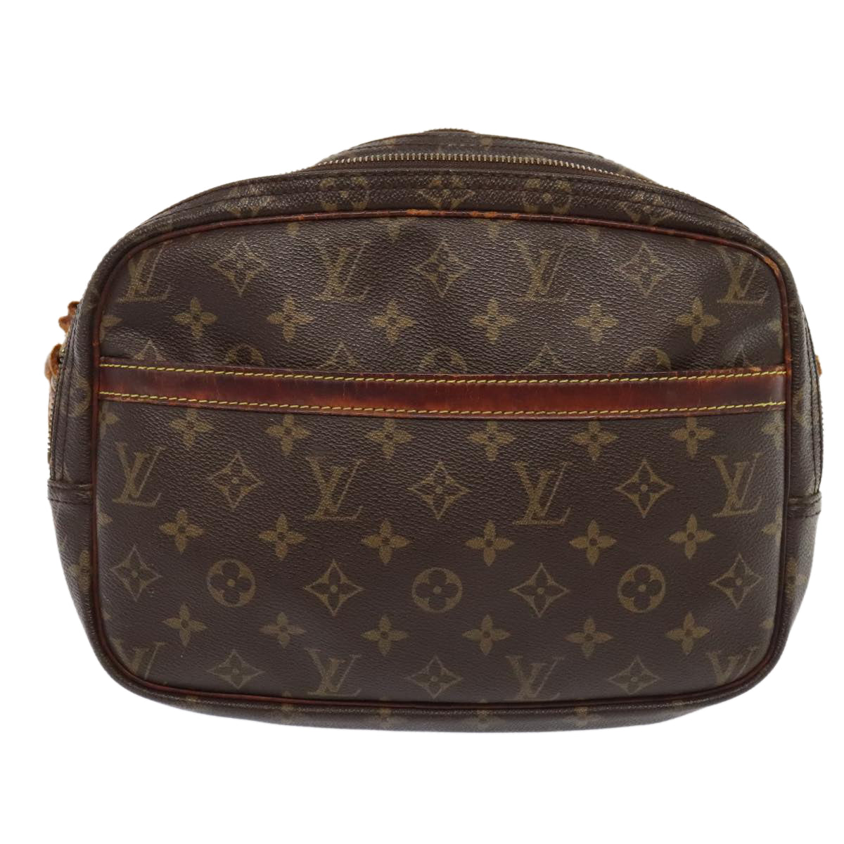 LOUIS VUITTON Monogram Reporter PM Shoulder Bag M45254 LV yk14685