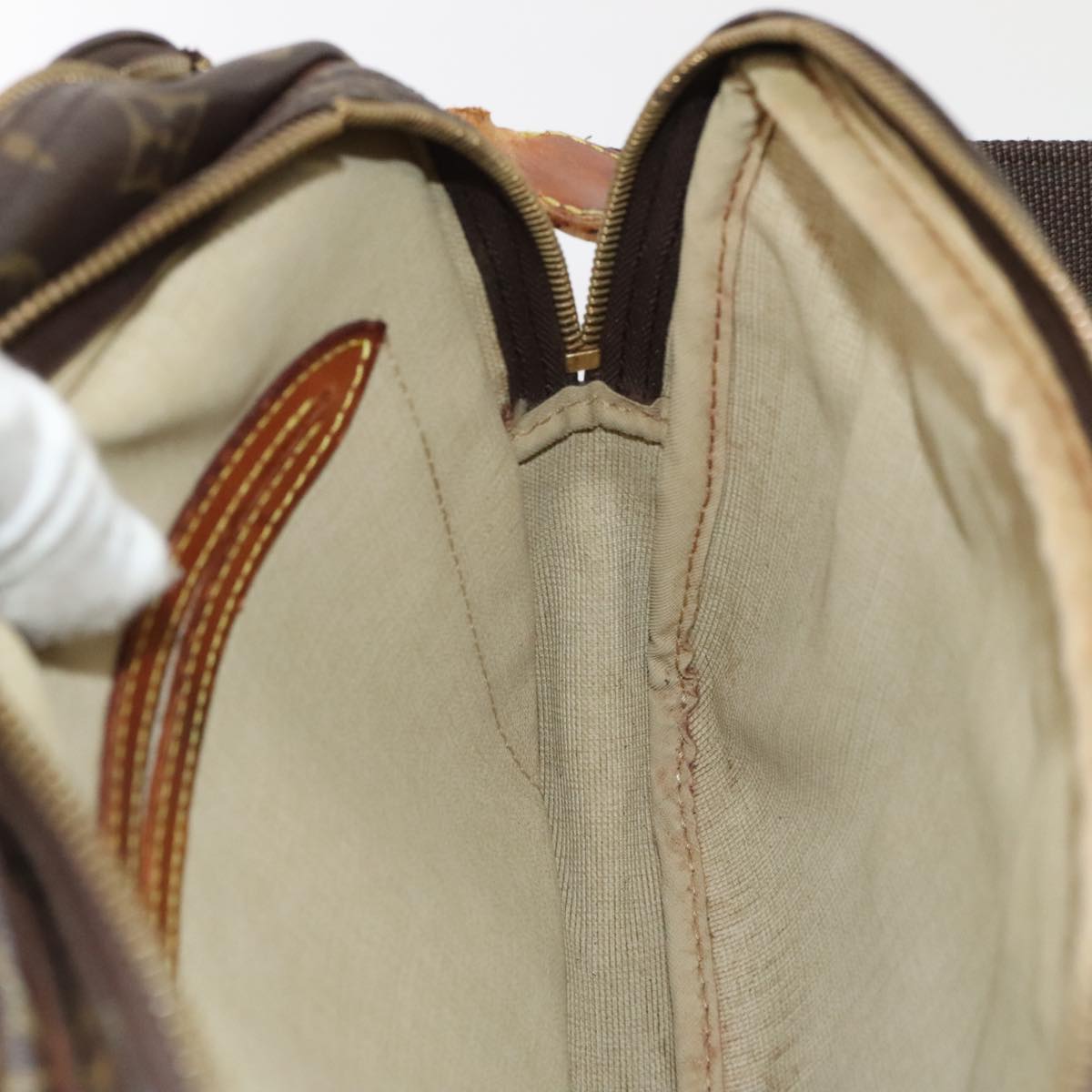 LOUIS VUITTON Monogram Reporter PM Shoulder Bag M45254 LV yk14685