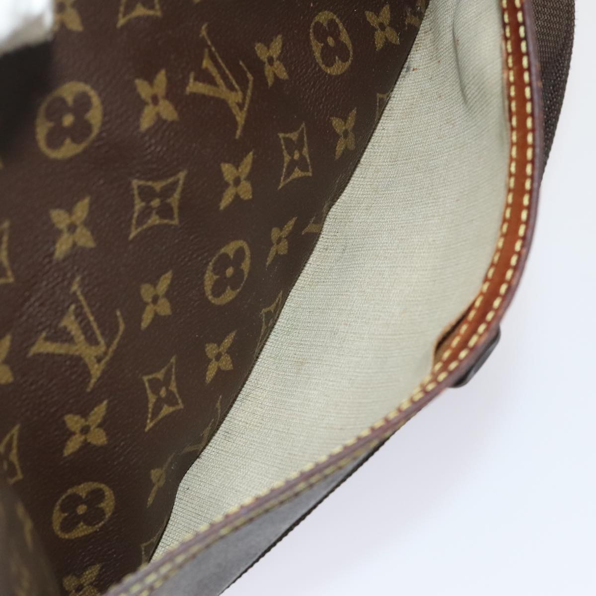 LOUIS VUITTON Monogram Reporter PM Shoulder Bag M45254 LV yk14685