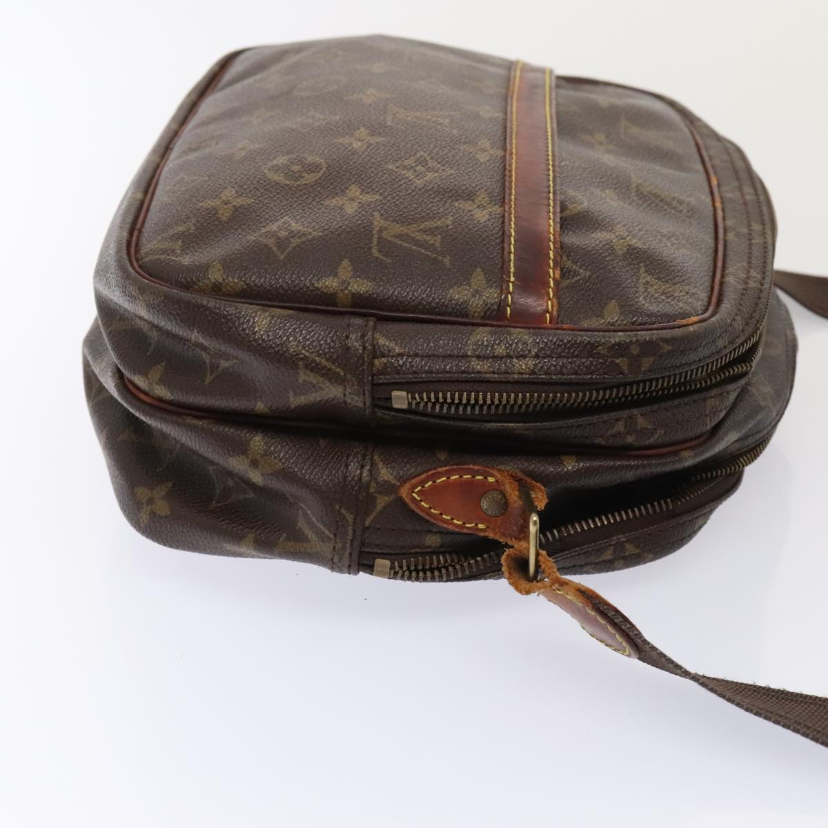 LOUIS VUITTON Monogram Reporter PM Shoulder Bag M45254 LV yk14685