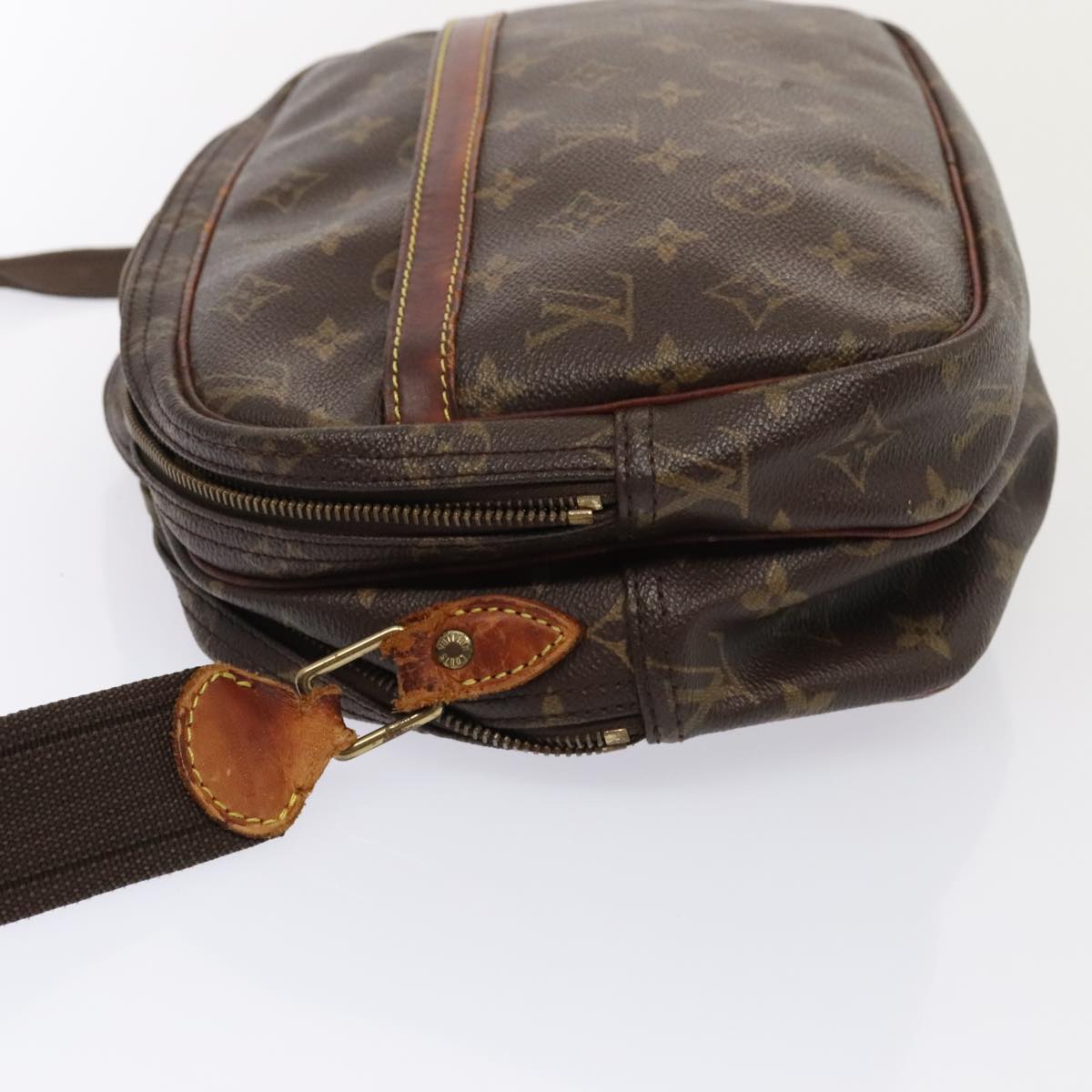 LOUIS VUITTON Monogram Reporter PM Shoulder Bag M45254 LV yk14685