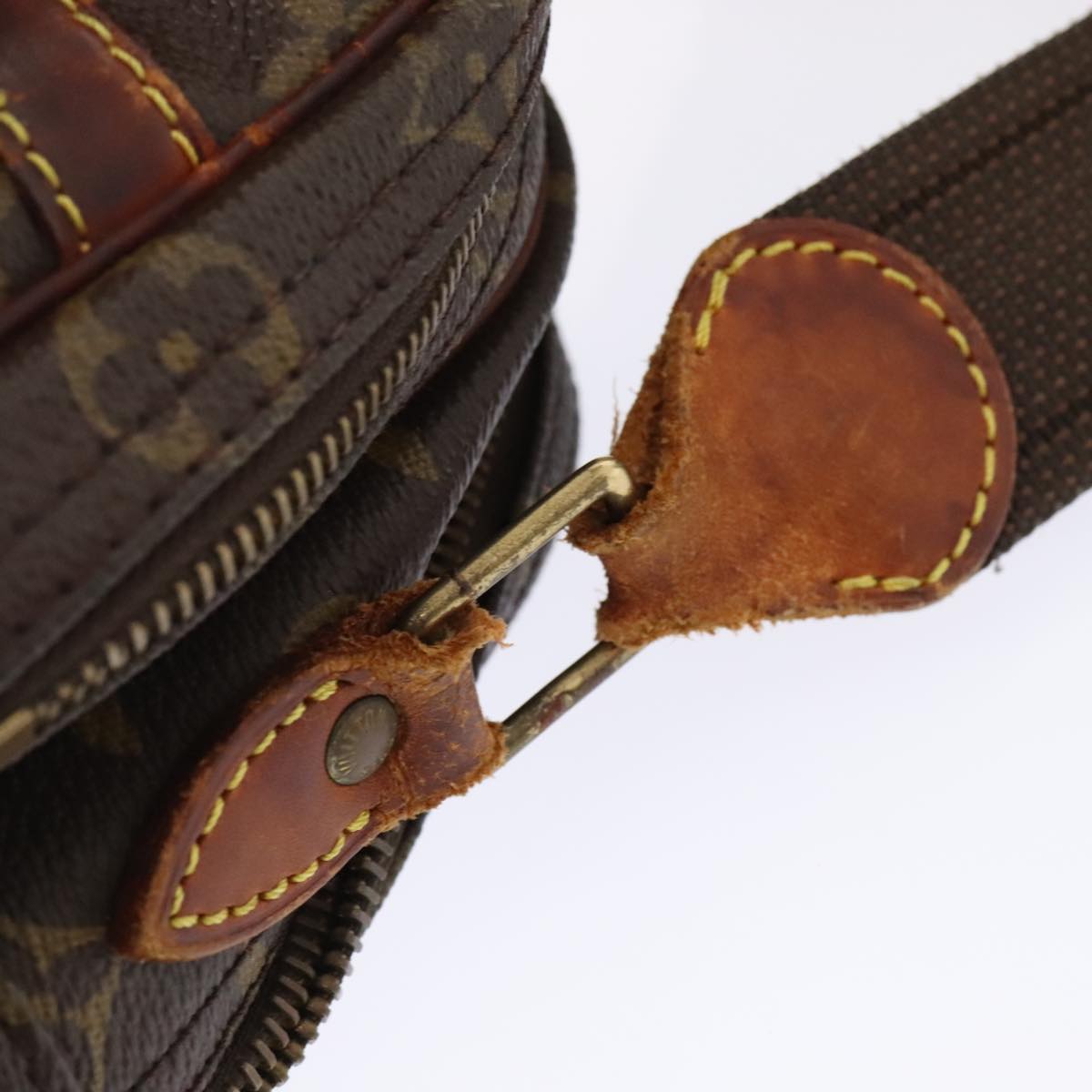 LOUIS VUITTON Monogram Reporter PM Shoulder Bag M45254 LV yk14685