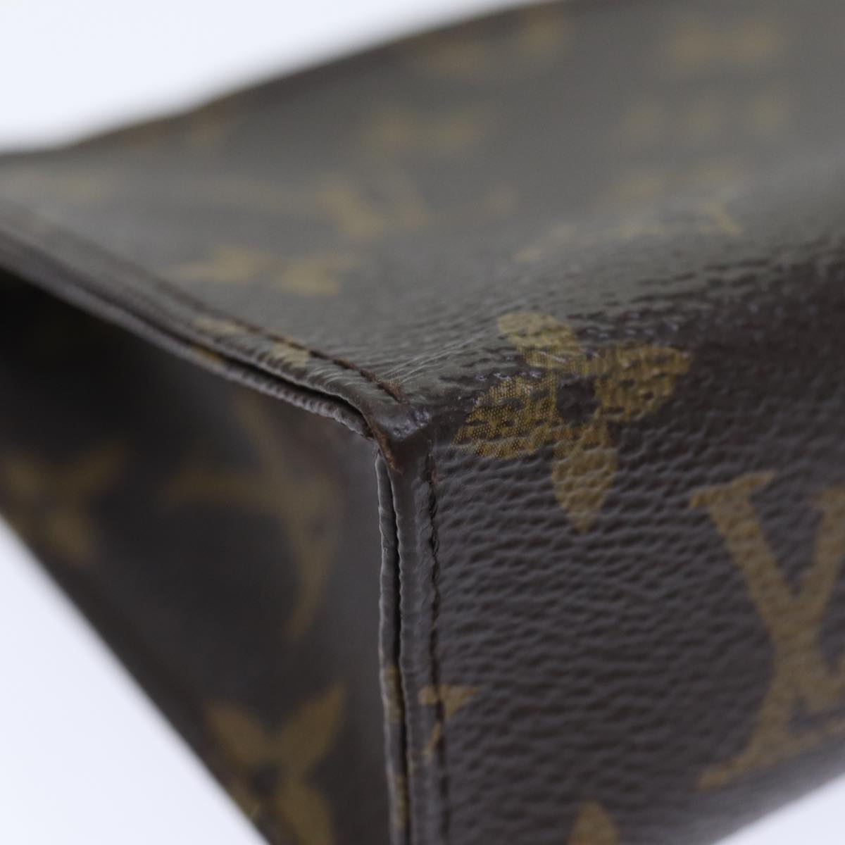 LOUIS VUITTON Monogram Poche Toilette 15 Pouch M47546 LV yk14690