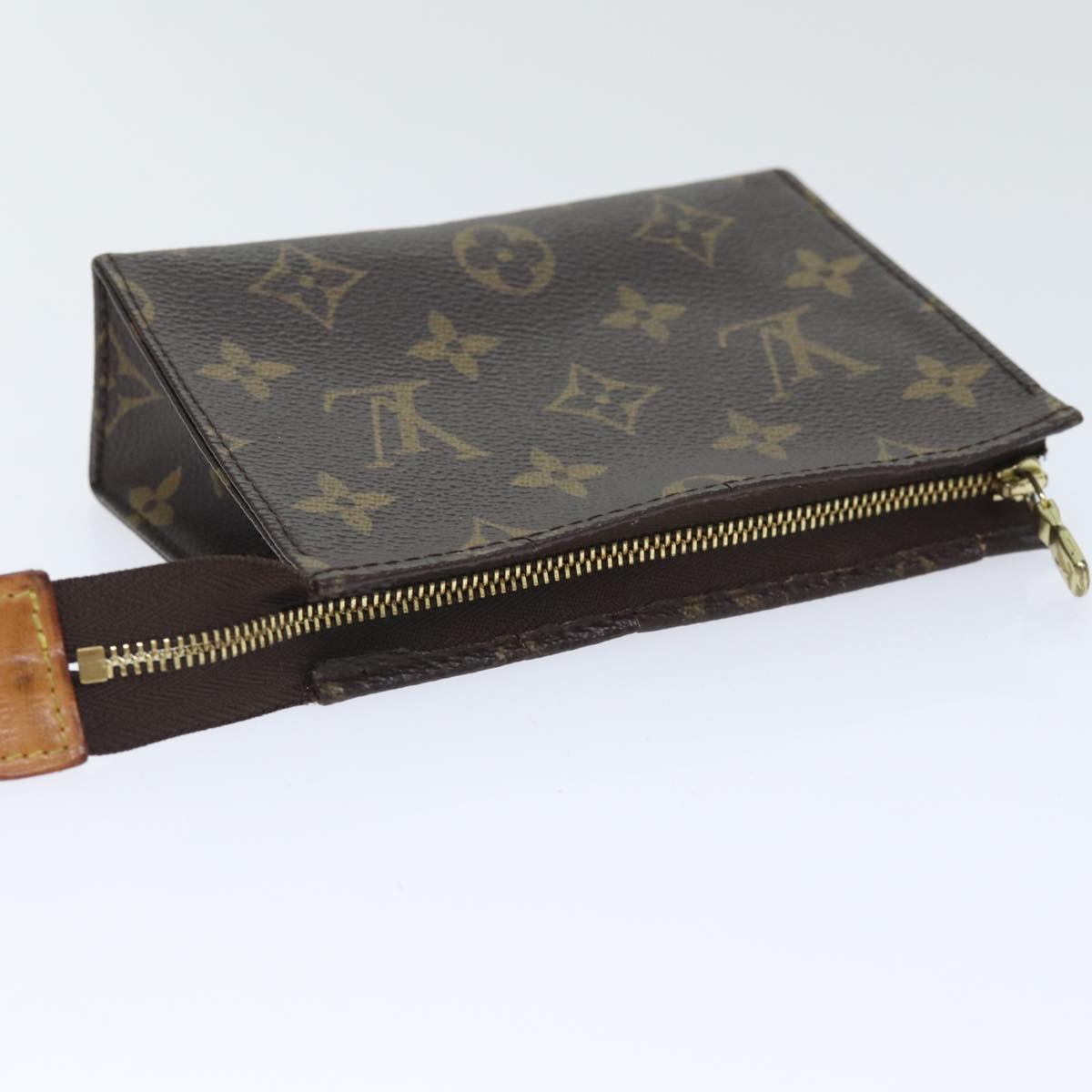 LOUIS VUITTON Monogram Poche Toilette 15 Pouch M47546 LV yk14690