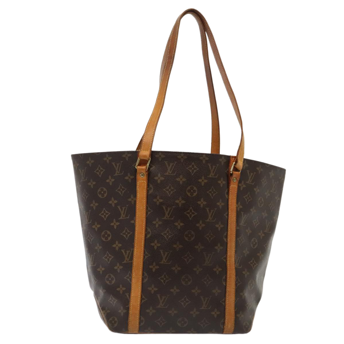 LOUIS VUITTON Monogram Sac Shopping Tote Bag M51108 LV yk14697