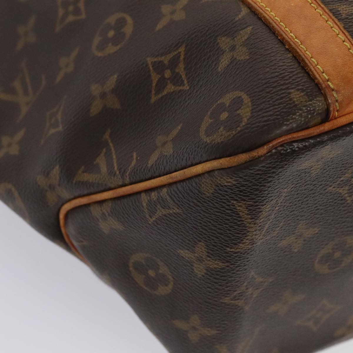 LOUIS VUITTON Monogram Sac Shopping Tote Bag M51108 LV yk14697