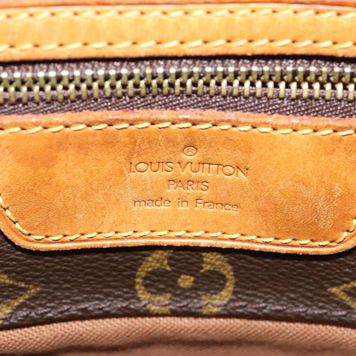 LOUIS VUITTON Monogram Sac Shopping Tote Bag M51108 LV yk14697