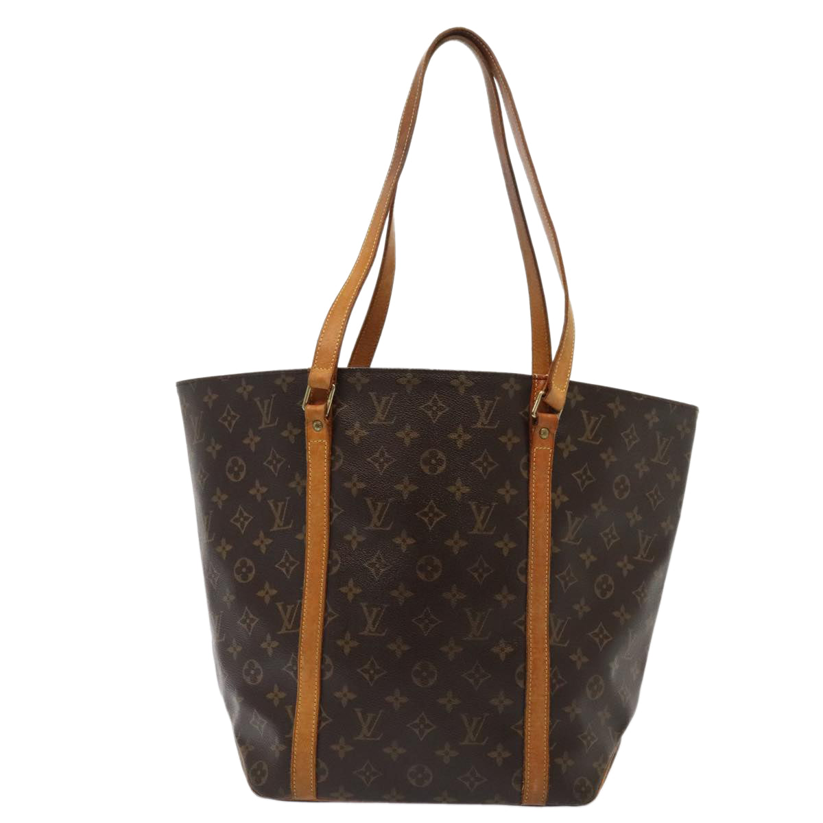 LOUIS VUITTON Monogram Sac Shopping Tote Bag M51108 LV yk14697