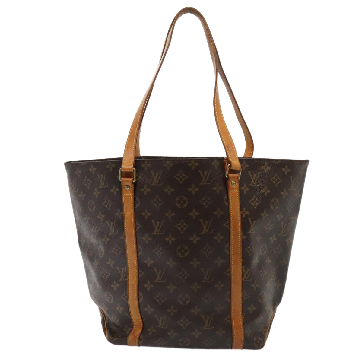 LOUIS VUITTON Monogram Sac Shopping Tote Bag M51108 LV yk14697