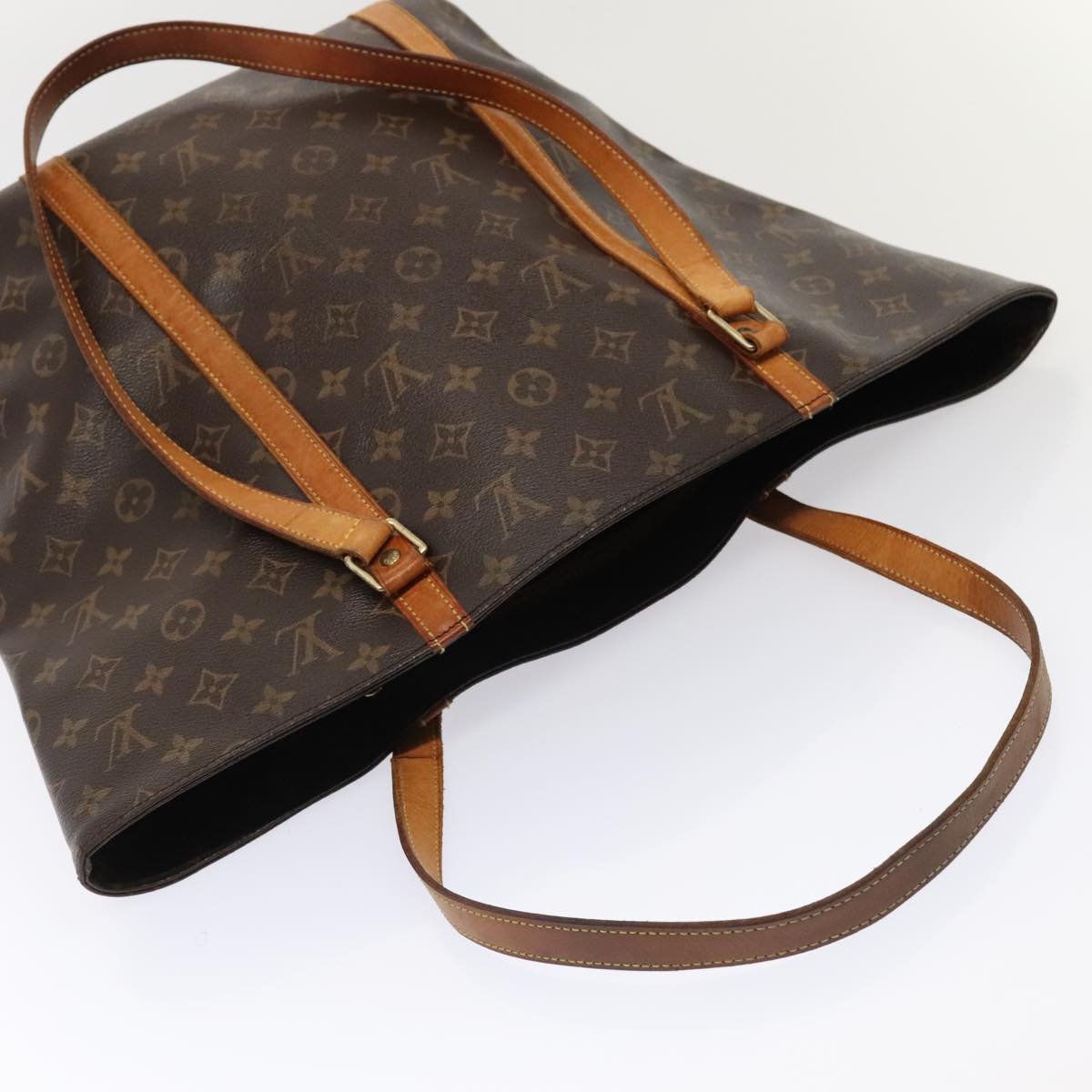 LOUIS VUITTON Monogram Sac Shopping Tote Bag M51108 LV yk14697