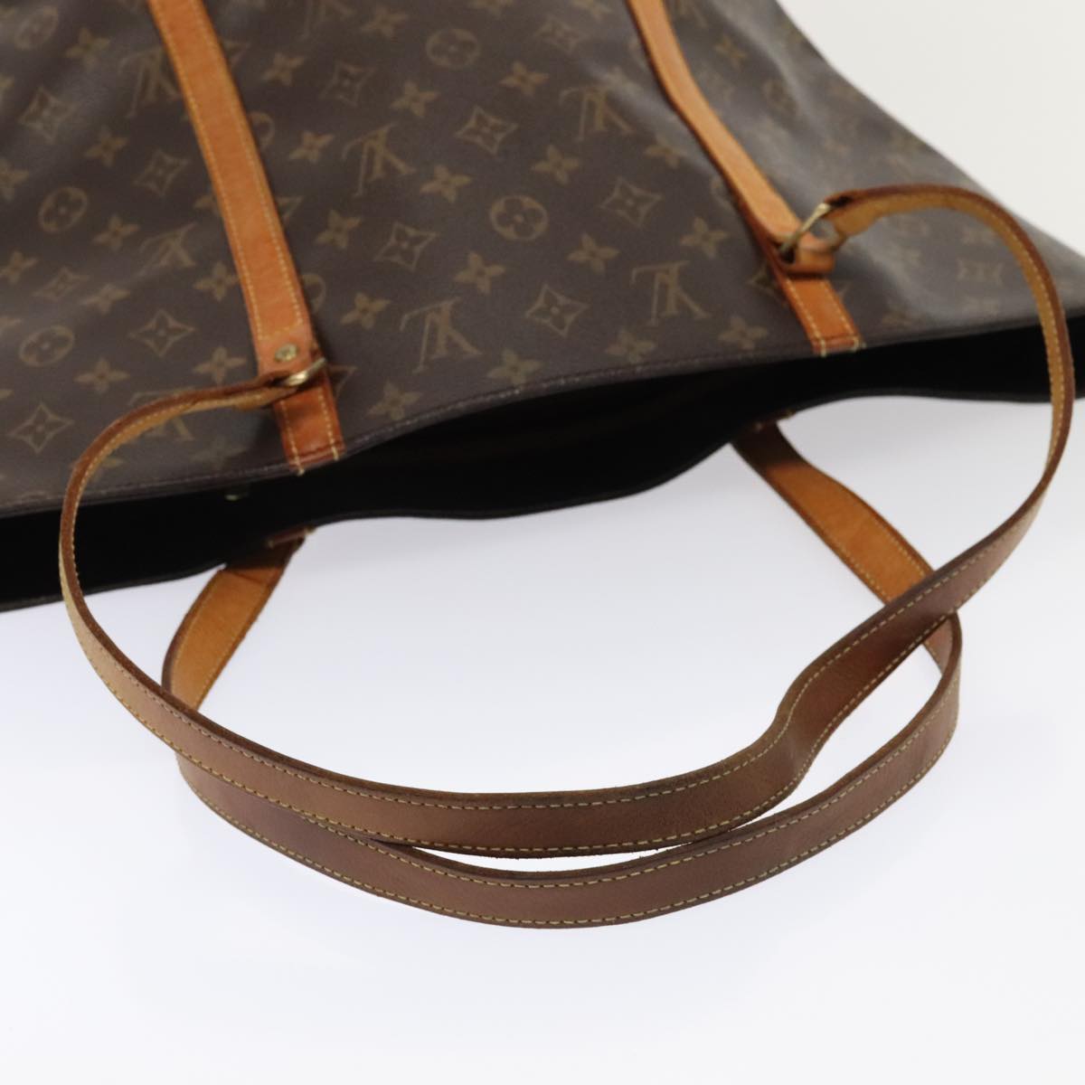LOUIS VUITTON Monogram Sac Shopping Tote Bag M51108 LV yk14697